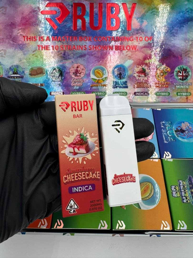 ruby bar 2g disposable