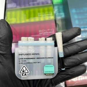 BOUTIQ INFUSED MINIS PRE ROLLS LIVE DIAMONDS INDOOR FLOWER