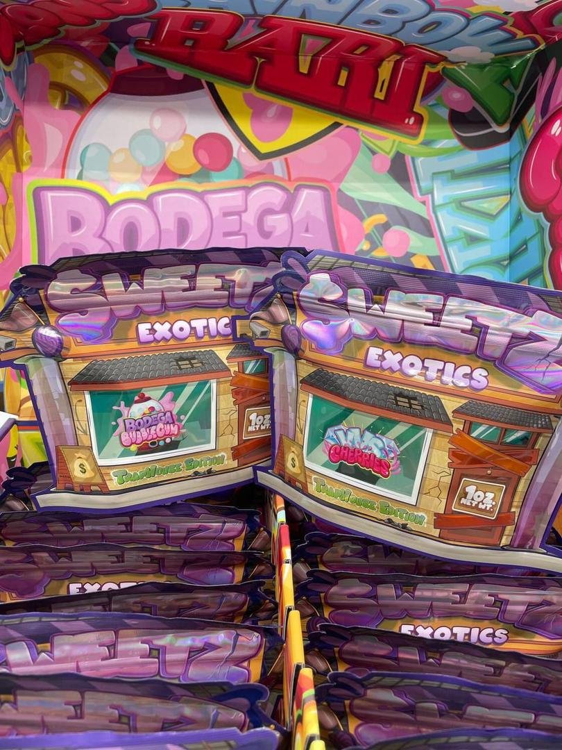 sweetz exotics trapehouse edition, sweetz exotics, sweetz pre rolls, sweetz pre rolls, sweet exotics, exotic sweetz