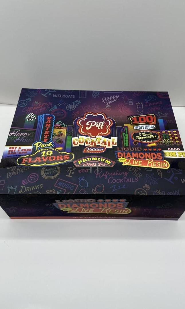 piff xl 3g cocktail edition, piff 3g cocktail edition, piff xl 3g disposable cocktail edition, piff xl 3g