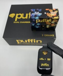 puffin 2g disposable gold edition, puffin disposable, puffins carts, 2g puffins, puffin carts