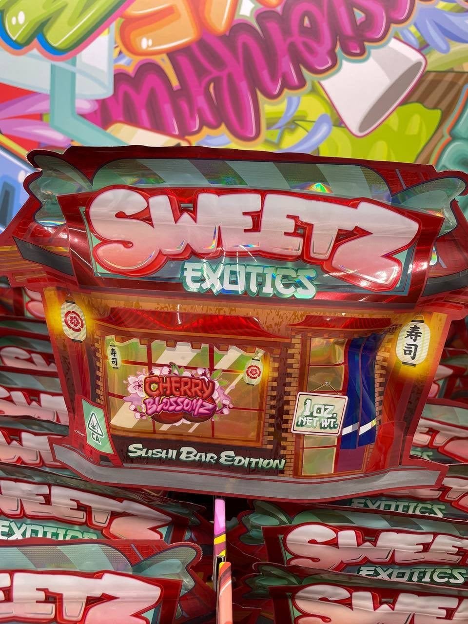 sweetz exoticz sushi bar edition, sweetz pre rolls, sweetz pixie sticks pre rolls, sweetz 2g disposable, sweetz disposable