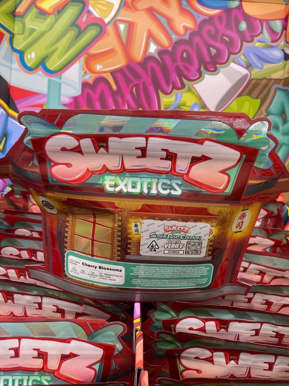 sweetz exoticz sushi bar edition, sweetz pre rolls, sweetz pixie sticks pre rolls, sweetz 2g disposable, sweetz disposable