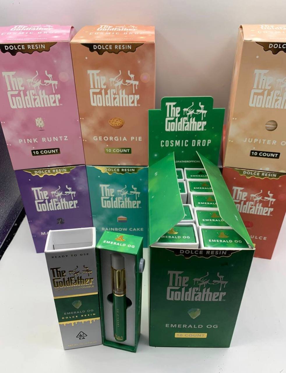 THE GOLDFATHER 1G CARTRIDGE DOLCE RESIN - Image 2