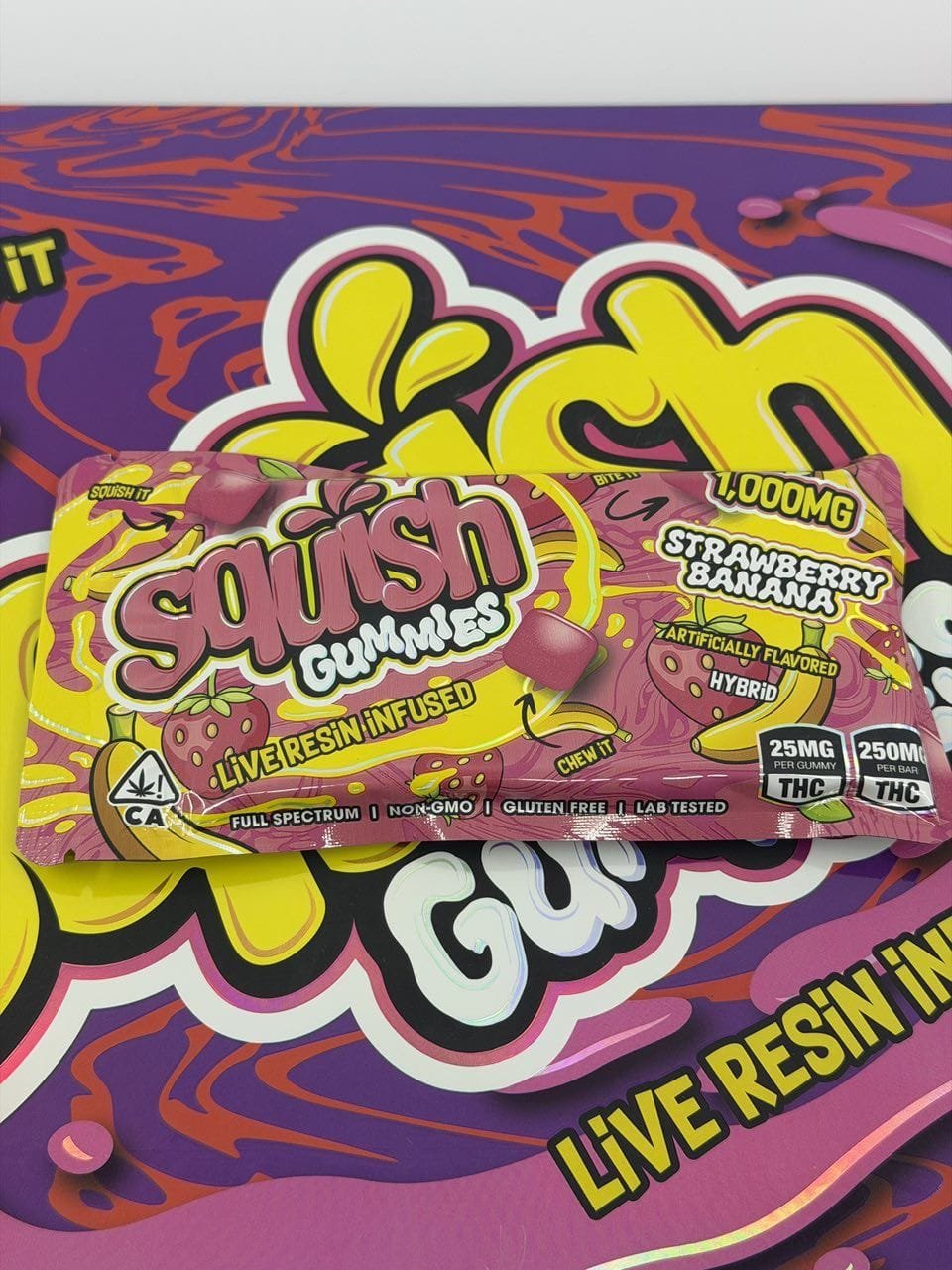 squish live resin infused gummies, squish live resin infused, squish infused gummies, squish gummies, squish live resin infused edible